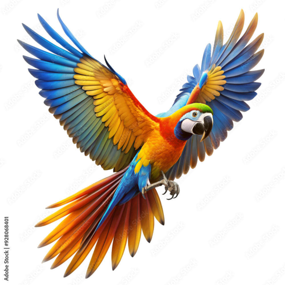 Fototapeta premium Flying parrot