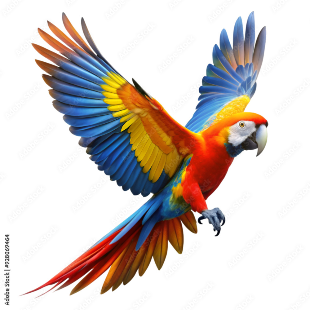 Fototapeta premium Flying parrot