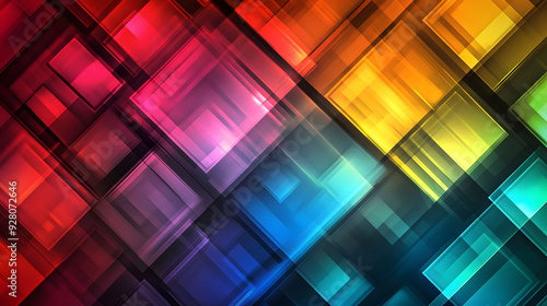 Colored geometric abstract background Colored geometric abstract background