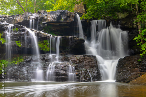 Brush Creek Falls in summer
