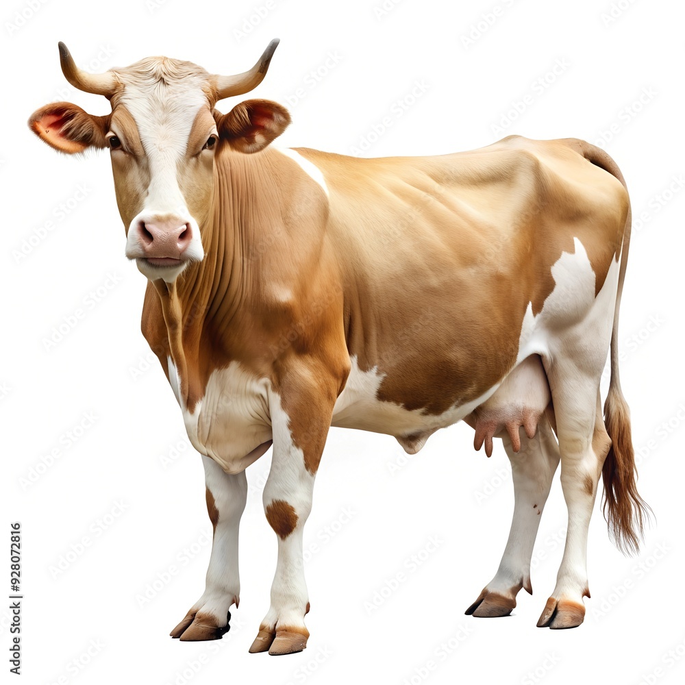 cow isolated on white background cow isolated on white background