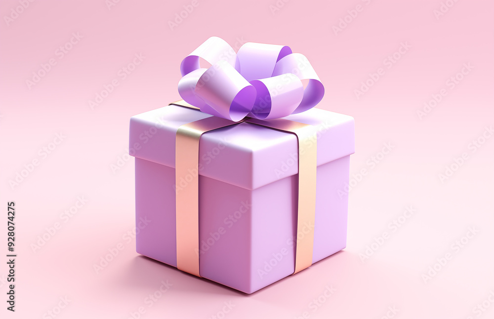 Hand drawn cartoon gift box illustration
