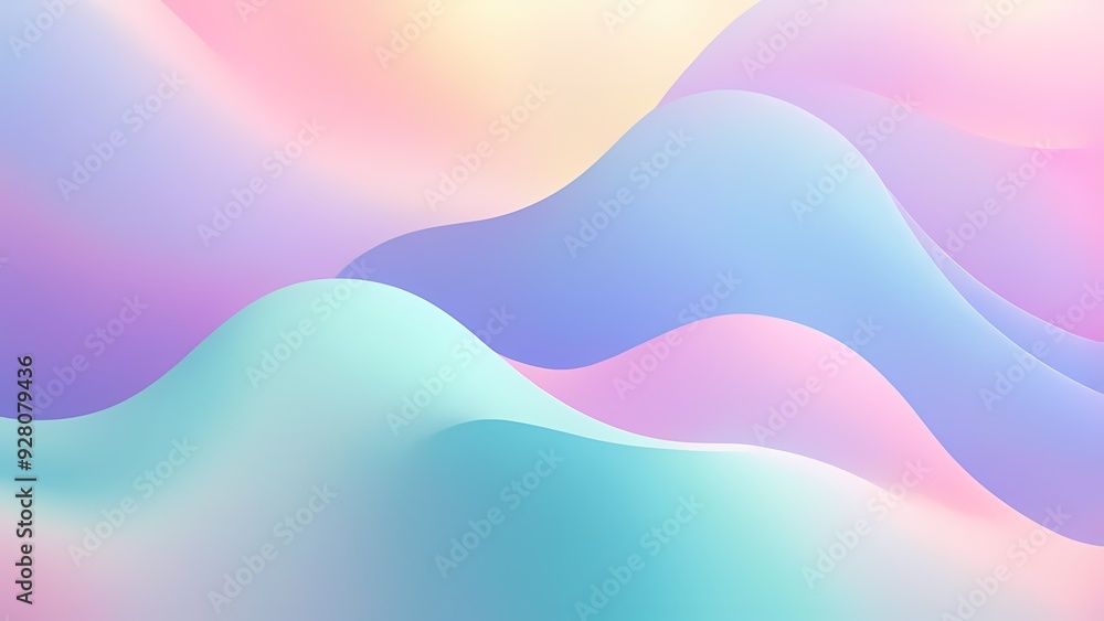 Fototapeta premium Soft Abstract Pastel Background