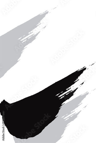 筆文字　墨　かすれ　背景