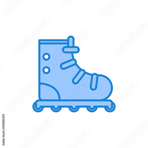Roller skate icon. Premium quality isolated rollerskating element in trendy style. vector icon editable. Perfect for web and app interfaces, infographics, etc.