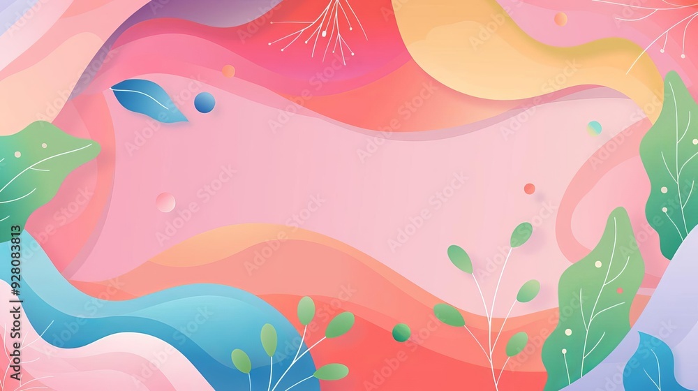 Organic swirls, fluid background, flat design illustration Organic swirls, fluid background, flat design illustration