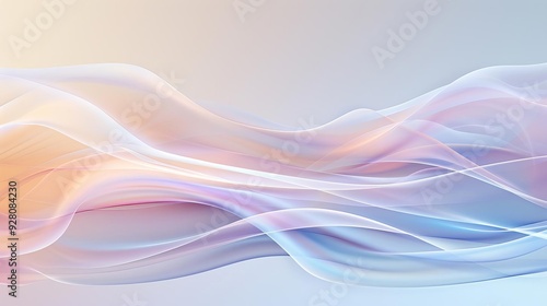 Gentle smoke tendrils, fluid curves, abstract backgrounds, delicate and mystical