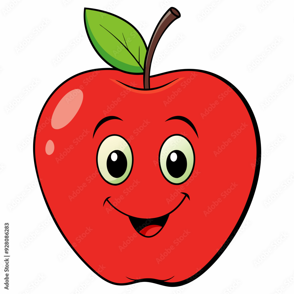 Red apple with leaves isolated on white, red apple vector illustration, fruti vector art, red apple silhouette, food icon, apples line art, eps Red apple with leaves isolated on white, red apple vector illustration, fruti vector art, red apple silhouette, food icon, apples line art, eps