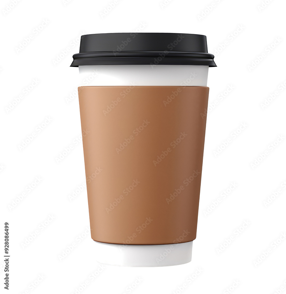 Illustration of a coffee to go cup isolated on transparent background Illustration of a coffee to go cup isolated on transparent background