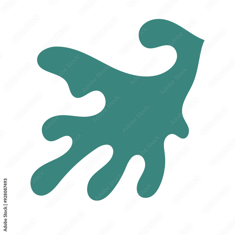 Green abstract shapes vector Green abstract shapes vector