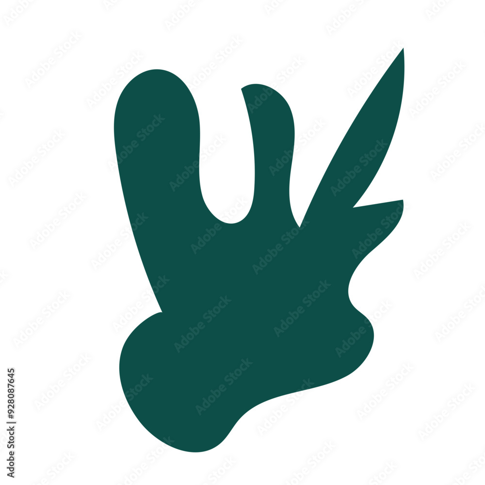Green abstract shapes vector Green abstract shapes vector