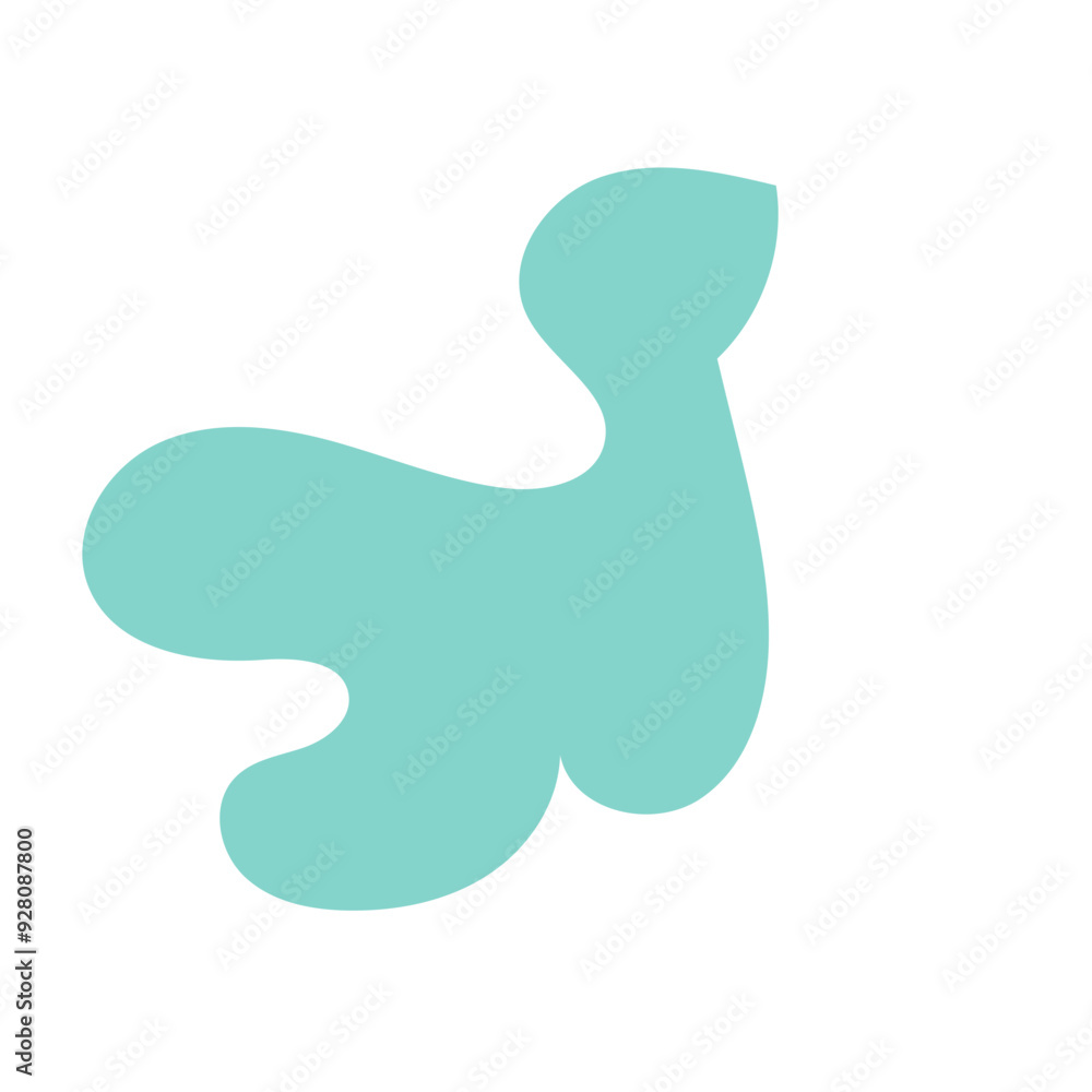 Green abstract shapes vector Green abstract shapes vector
