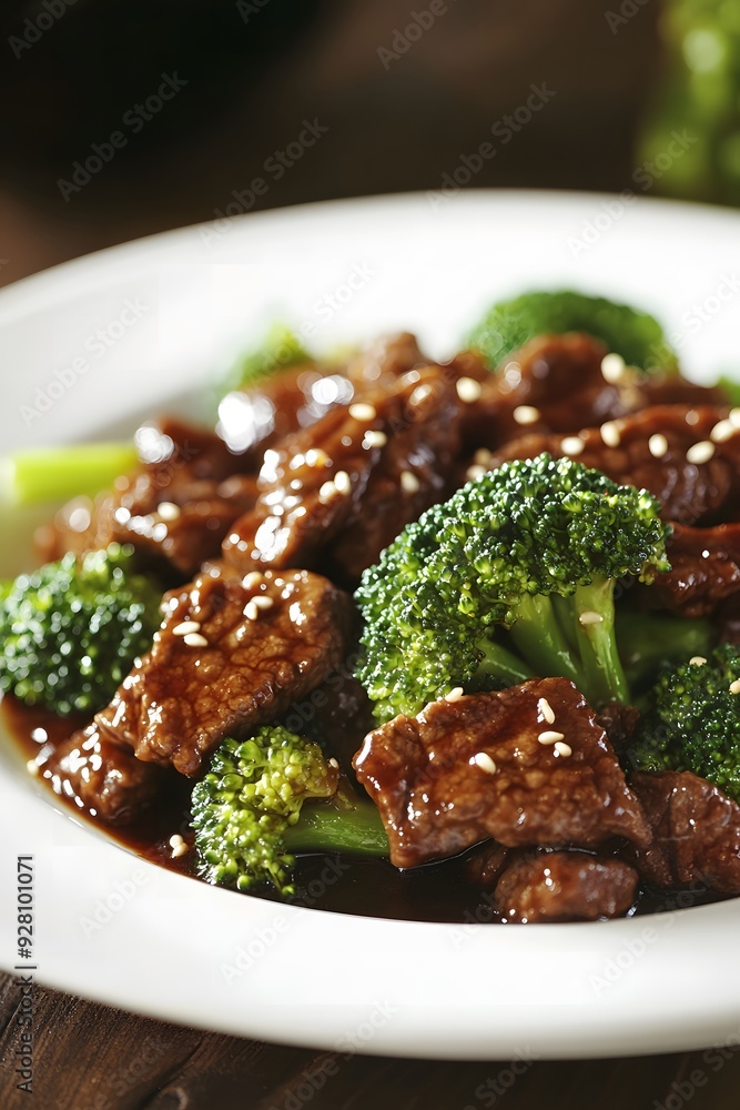 Classic Beef and Broccoli Stir-Fry with Sesame Seeds Classic Beef and Broccoli Stir-Fry with Sesame Seeds