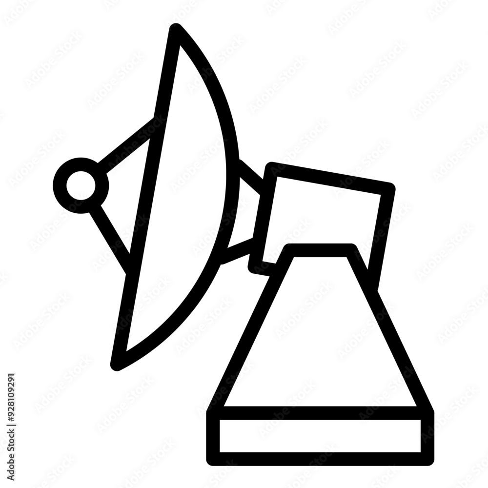 Earth Satellite for Space Icon