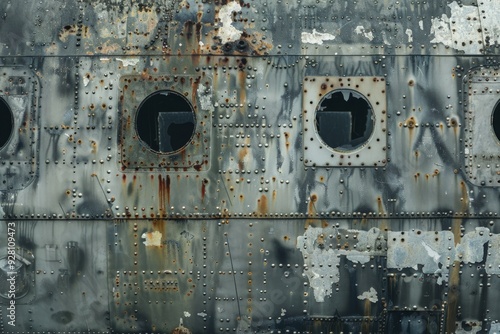 Rusty Airplane Panel
