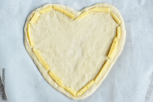 Making Heart Shaped Pepperoni Pizza
