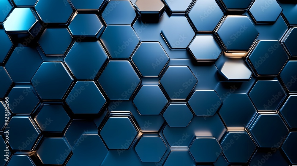 Blue Shiny Hexagon Wallpaper for Phones Blue Shiny Hexagon Wallpaper for Phones