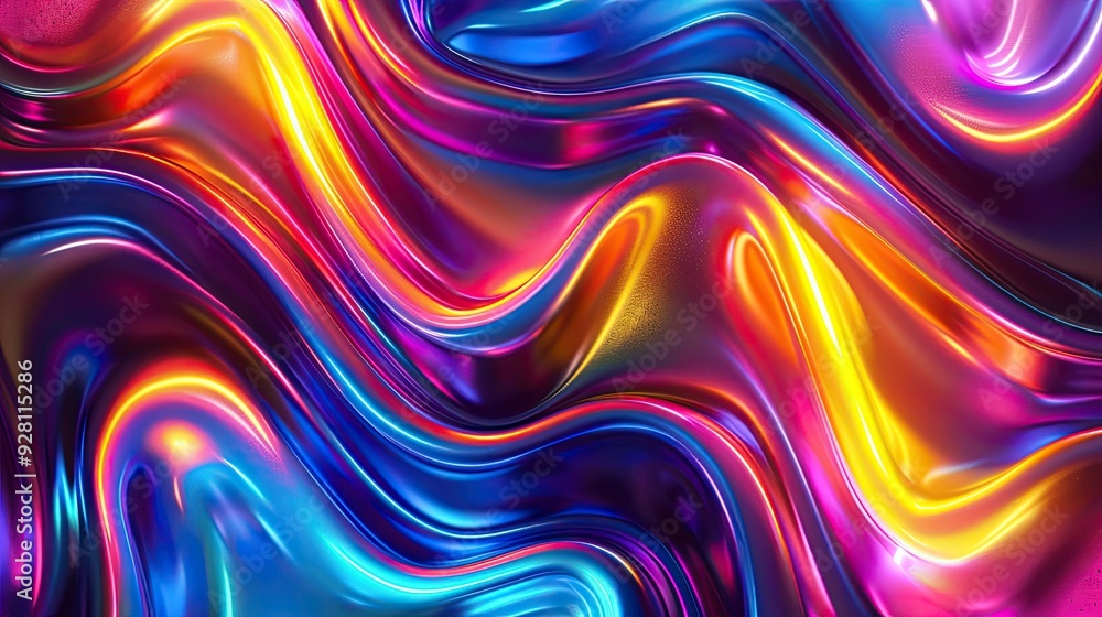 Fototapeta premium Abstract Swirling Colors