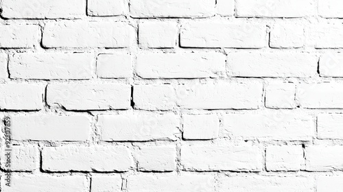 White Brick Wall Texture.