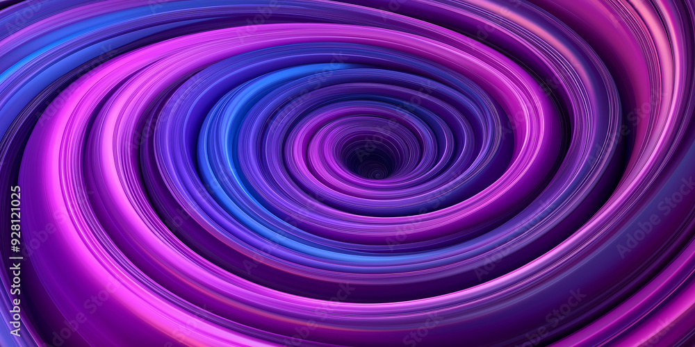 Obraz premium Abstract swirl background creating deep purple vortex