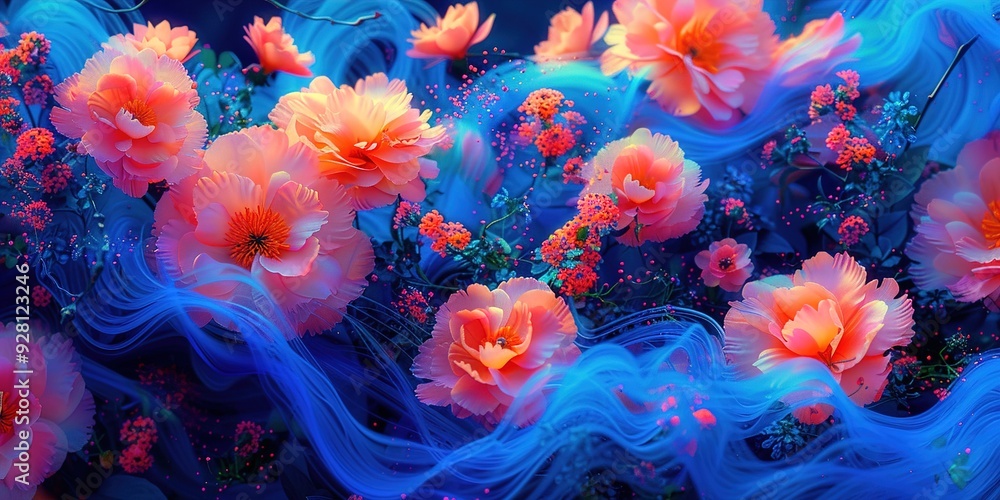 Fototapeta premium red and yellow