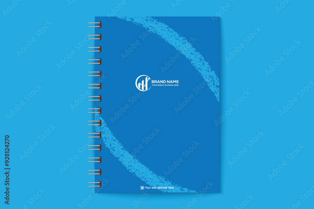 Obraz premium modern creative notebook cover template