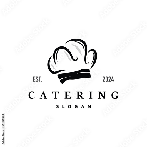 Chef Logo Design Cooking Inspiration And Chef Hat With Simple Lines For Restaurant Business Brands