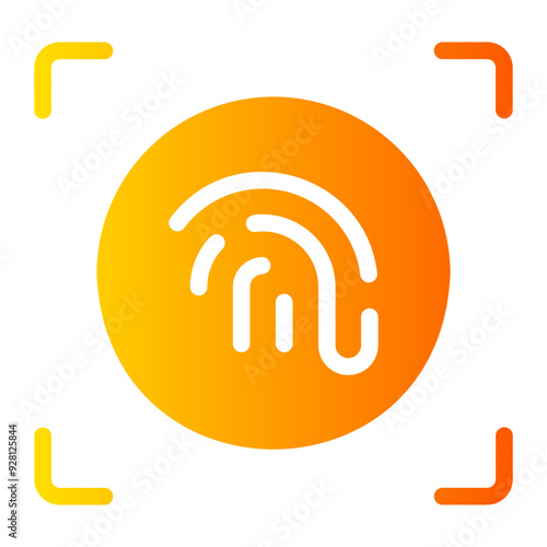 fingerprint Gradient icon