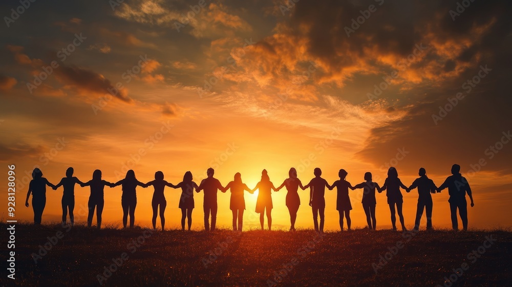 Team of People Providing Emotional Support and Encouragement Team of People Providing Emotional Support and Encouragement