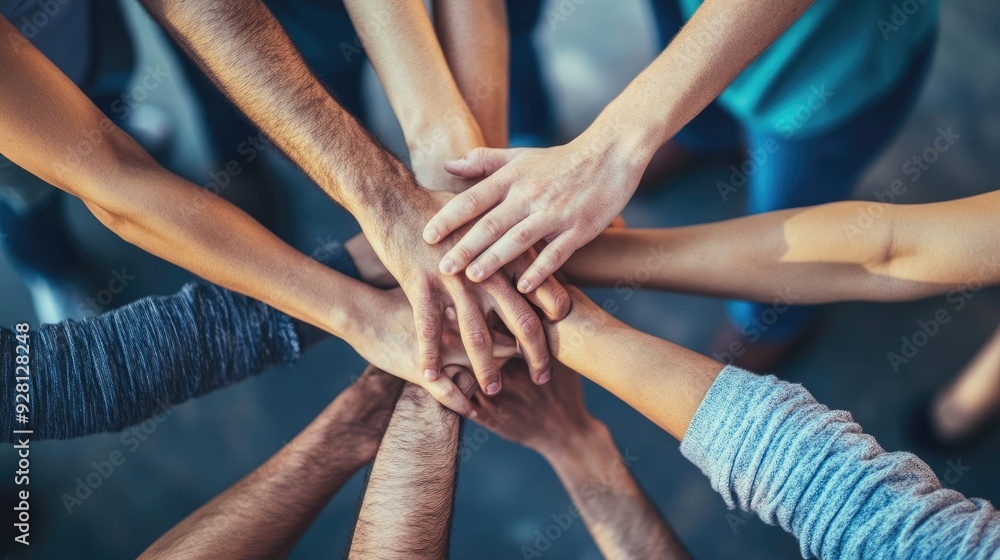 Team of People Providing Emotional Support and Encouragement Team of People Providing Emotional Support and Encouragement