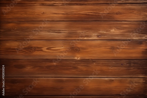 Closeup of brown wooden planks or countertop texture