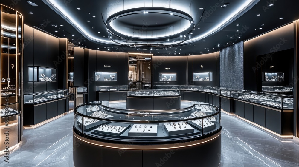 Chic Jewelry Store Featuring Modern Decor Chic Jewelry Store Featuring Modern Decor