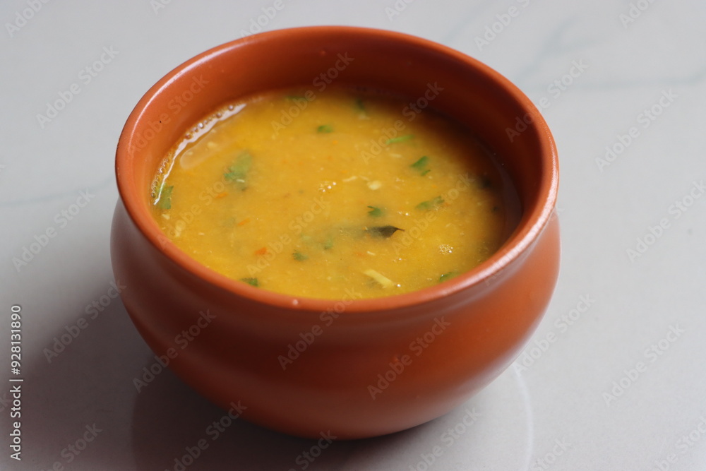 red lentil soup, Indian food red lentil soup, Indian food