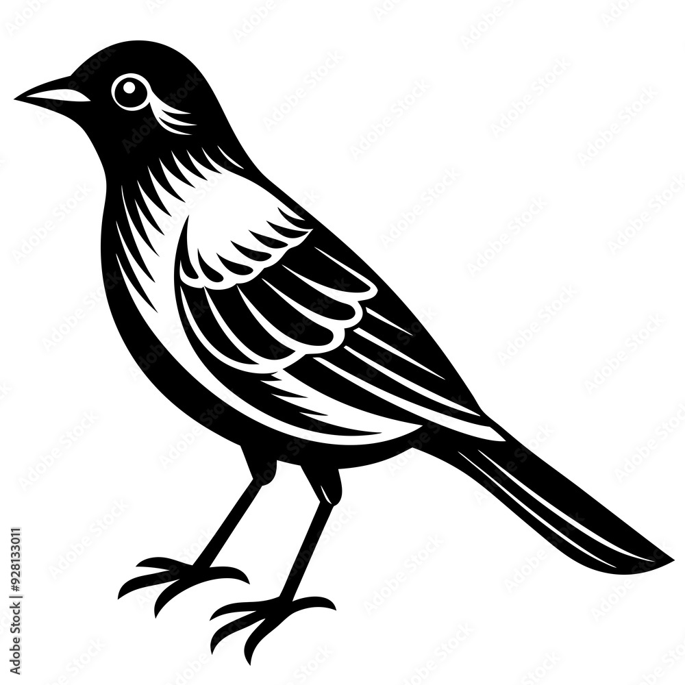 Obraz premium bird vector illustration
