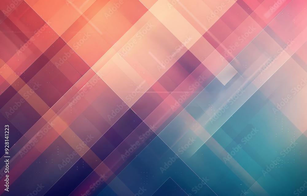 A colorful abstract painting with pink, blue, and white stripes by AI generated image A colorful abstract painting with pink, blue, and white stripes by AI generated image