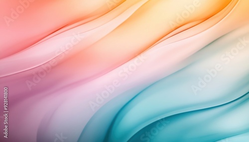 A vibrant abstract background featuring flowing waves of soft colors, perfect for artistic and modern design projects.