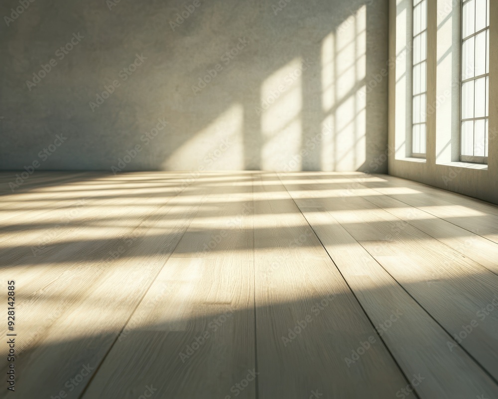 Bright and minimalist interior space with sunlight streaming through windows, creating a warm and inviting atmosphere. Bright and minimalist interior space with sunlight streaming through windows, creating a warm and inviting atmosphere.