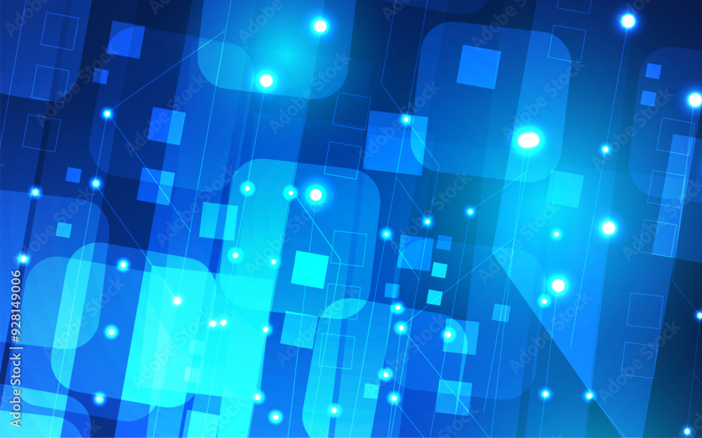 Obraz premium Abstract modern technology background