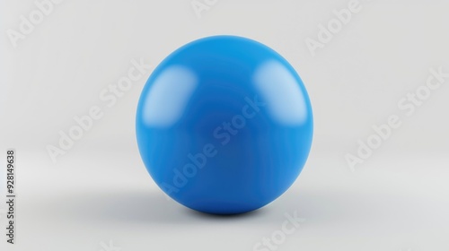 Blue Balloon on White Surface