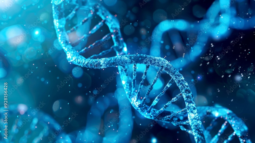 portrait DNA research illustration portrait DNA research illustration