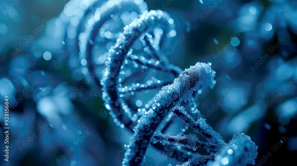 portrait DNA research illustration portrait DNA research illustration