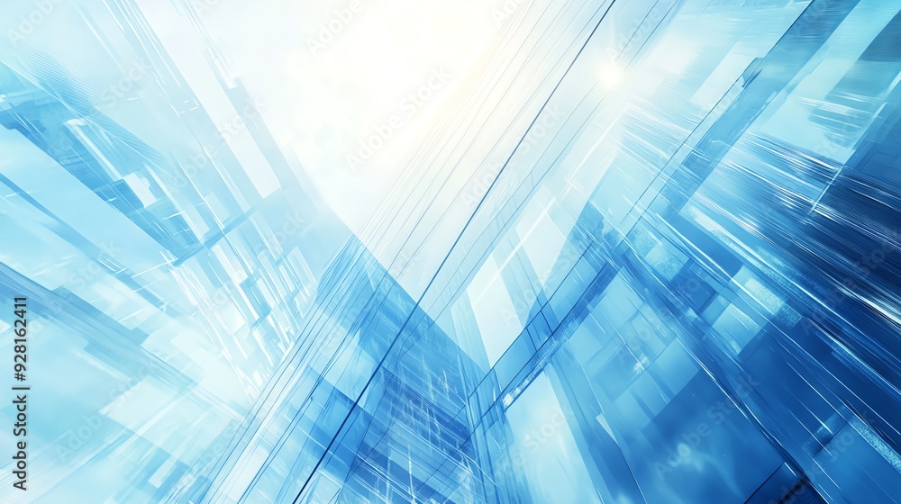 Abstract Cityscape, Modern Architecture, Futuristic Design Abstract Cityscape, Modern Architecture, Futuristic Design