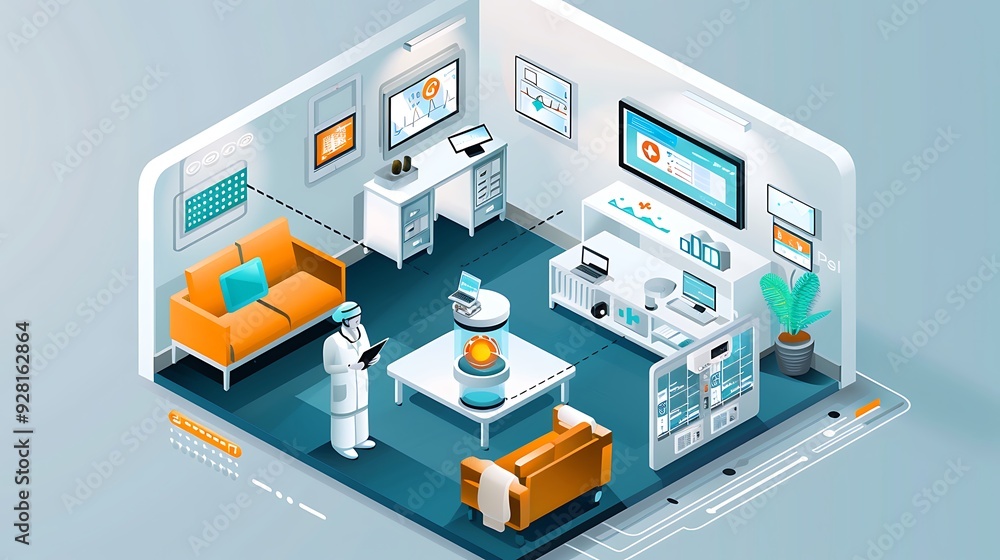 Virtual Health Assistant: AI Providing Healthcare Information to Patient at Home on Tablet Virtual Health Assistant: AI Providing Healthcare Information to Patient at Home on Tablet