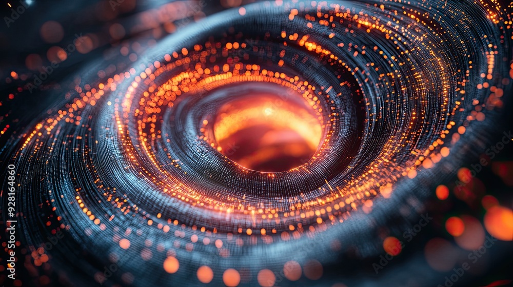 An entrancing tunnel illuminated by vivid lights and intricate digital patterns, reflecting advanced tech and creative design. An entrancing tunnel illuminated by vivid lights and intricate digital patterns, reflecting advanced tech and creative design.