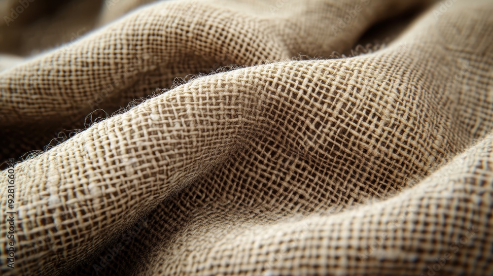 Close-up of Textured Burlap Fabric with Natural Fiber Weave in Soft Light Close-up of Textured Burlap Fabric with Natural Fiber Weave in Soft Light
