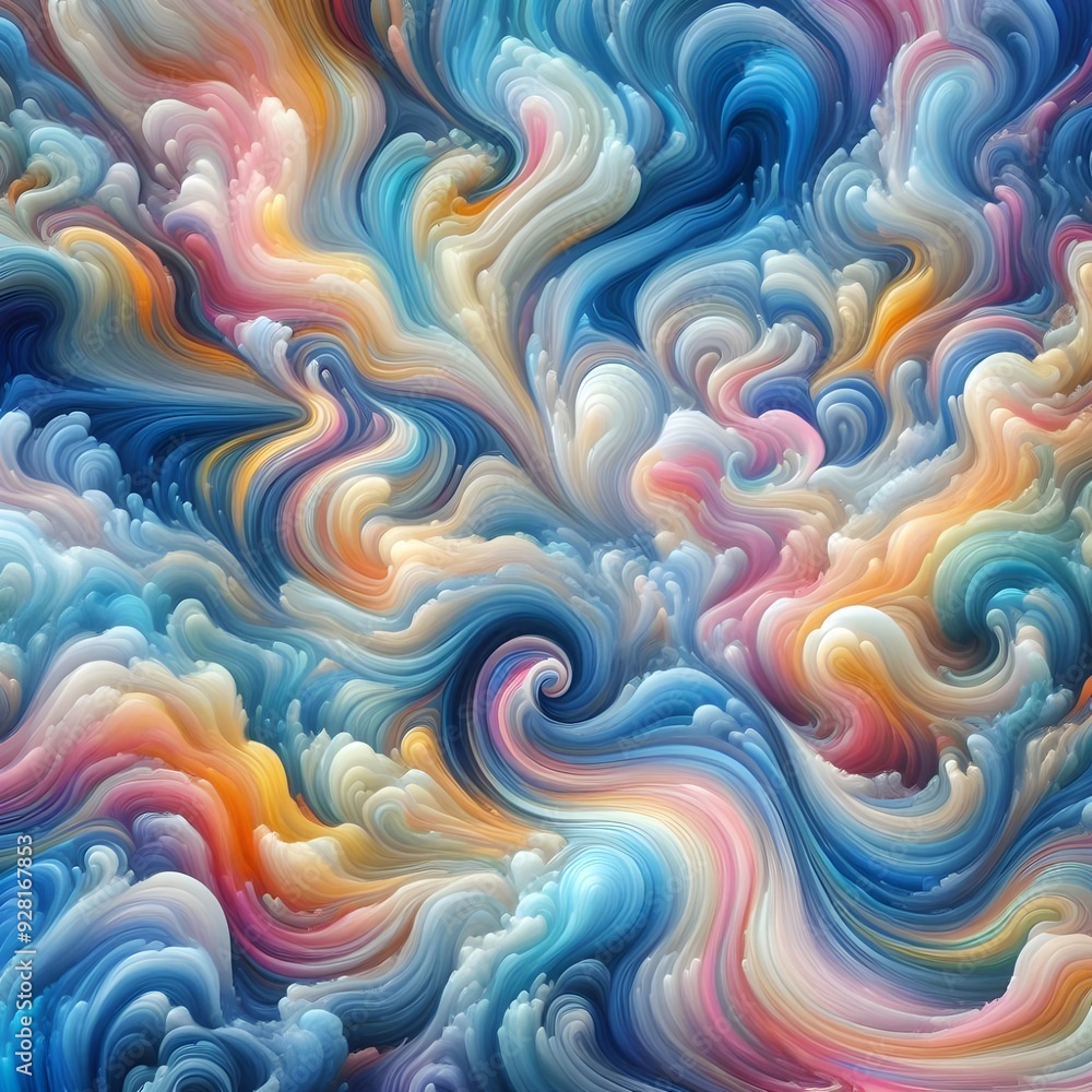 Fototapeta premium Dreamy Cloudscape Symphony 