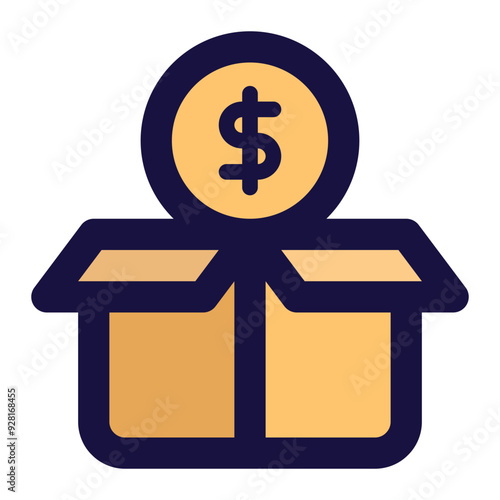 fundraising icon for illustration