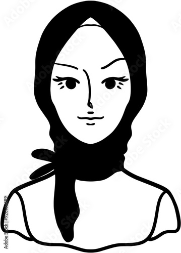 Modern Woman in Stylish Hijab