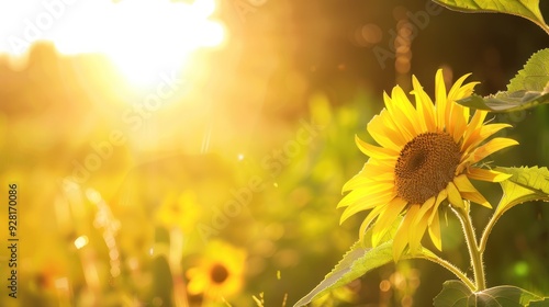 Sunlit Sunflower