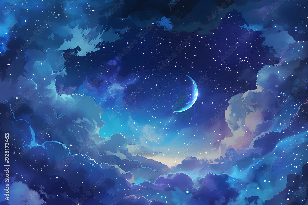 夜空の星のイラスト _ 星空を眺める イラスト : 夜空の星イラスト｜無料イラスト・フリー素材なら「イラストAC」 – ITDFW